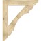 Ekena Millwork Olympic Slat Rough Sawn Bracket w/ Offset Brace, Douglas Fir, 8"W x 42"D x 48"H BKT0806X42X48OLY06RDF - alternate 4